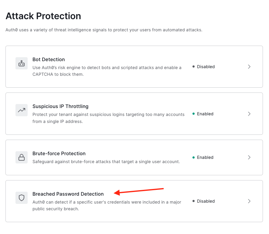 Breached Password Detection